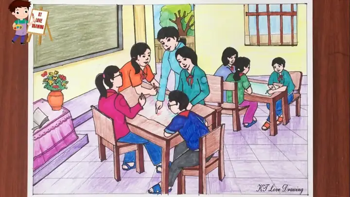 Cách Vẽ Tranh Đề Tài Học Tập Đẹp, Ý Nghĩa Cho Mọi Lứa Tuổi