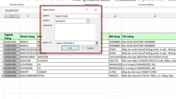Hướng Dẫn Cách Đặt Tên Bảng Trong Excel Đơn Giản Và Hiệu Quả Cho Người Mới