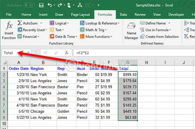Hướng Dẫn Cách Đặt Tên Cho Cột Và Vùng Dữ Liệu Trong Excel Nhanh Chóng, Hiệu Quả Hướng Dẫn Cách Đặt Tên Cho Cột Và Vùng Dữ Liệu Trong Excel Nhanh Chóng, Hiệu Quả