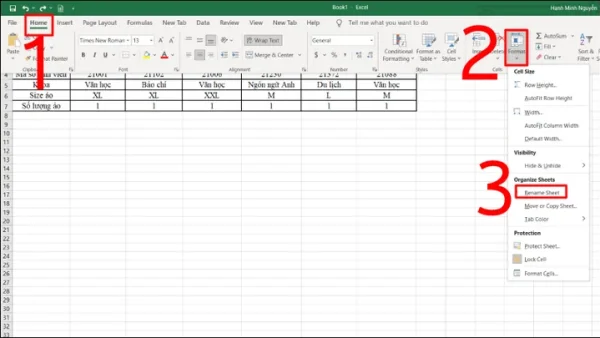 Hướng Dẫn Cách Đặt Tên Và Đổi Tên Sheet Trong Excel Đơn Giản, Nhanh Chóng