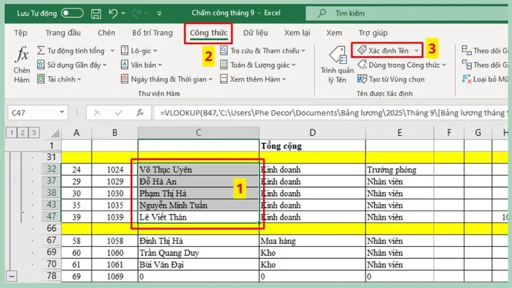Hướng Dẫn Cách Đặt Tên Cho Vùng Dữ Liệu Trong Excel Nhanh Chóng Và Hiệu Quả Hướng Dẫn Cách Đặt Tên Cho Vùng Dữ Liệu Trong Excel Nhanh Chóng Và Hiệu Quả
