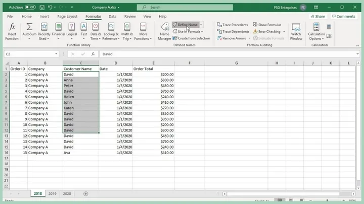 Hướng Dẫn Cách Đặt Tên Cho Vùng Dữ Liệu Trong Excel Nhanh Chóng Và Hiệu Quả Hướng Dẫn Cách Đặt Tên Cho Vùng Dữ Liệu Trong Excel Nhanh Chóng Và Hiệu Quả