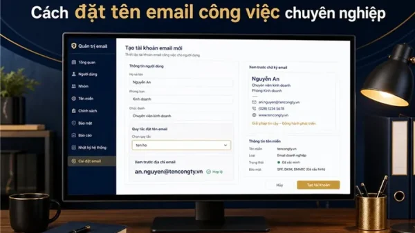 Hướng Dẫn Cách Đặt Tên Địa Chỉ Email Cá Nhân Và Doanh Nghiệp Chuyên Nghiệp, Dễ Nhớ