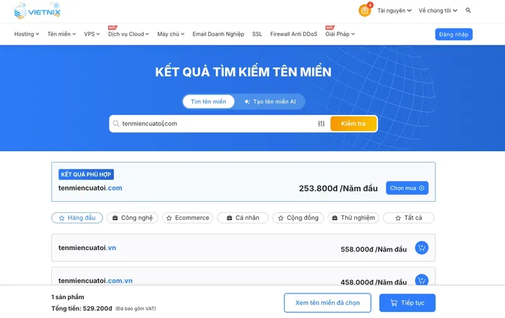 Bước 1: Lên Danh Sách Ý Tưởng Và Kiểm Tra Tính Khả Dụng Của Tên Miền Bước 1: Lên Danh Sách Ý Tưởng Và Kiểm Tra Tính Khả Dụng Của Tên Miền