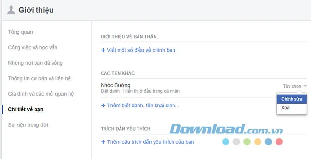 Làm Thế Nào Để Quản Lý, Chỉnh Sửa Hoặc Xóa Biệt Danh Trên Facebook Khi Cần?