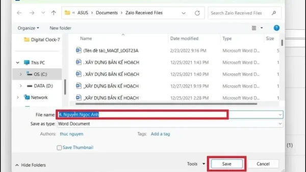 Hướng Dẫn Cách Đặt Tên Và Đổi Tên File Word Nhanh Chóng, Đơn Giản Trên Mọi Thiết Bị