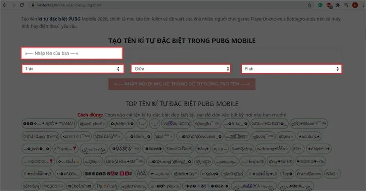 Hướng Dẫn Cách Đặt Tên Ký Tự Đặc Biệt PUBG Mobile Đẹp Và Hợp Lệ Mới Nhất 2026 Hướng Dẫn Cách Đặt Tên Ký Tự Đặc Biệt PUBG Mobile Đẹp Và Hợp Lệ Mới Nhất 2026