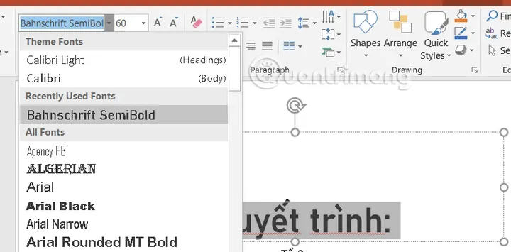 Phải Làm Sao Khi Không Thể Chỉnh Sửa Hoặc Xóa Ô Văn Bản Tiêu Đề Trên Slide?