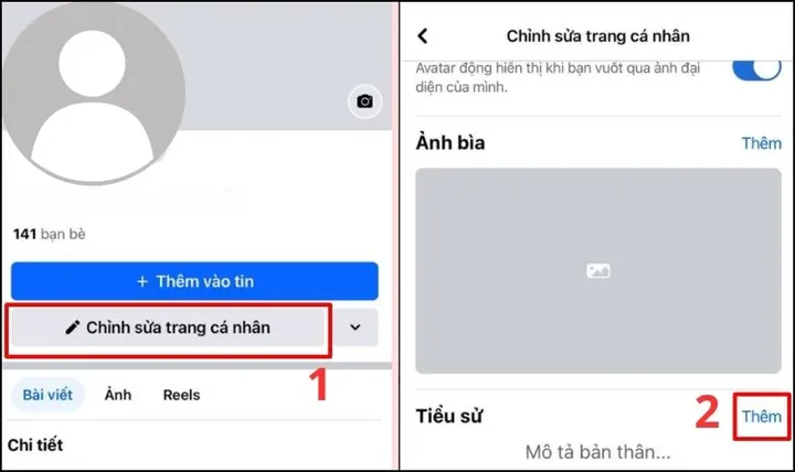 Bước 1: Truy Cập Vào Trang Cá Nhân Và Mở Phần Chỉnh Sửa Tiểu Sử Như Thế Nào? Bước 1: Truy Cập Vào Trang Cá Nhân Và Mở Phần Chỉnh Sửa Tiểu Sử Như Thế Nào?