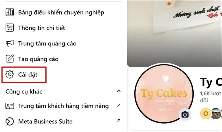 Bước 1: Cách Truy Cập Vào Phần Cài Đặt Thông Tin Trang Trên Máy Tính Và Điện Thoại? Bước 1: Cách Truy Cập Vào Phần Cài Đặt Thông Tin Trang Trên Máy Tính Và Điện Thoại?