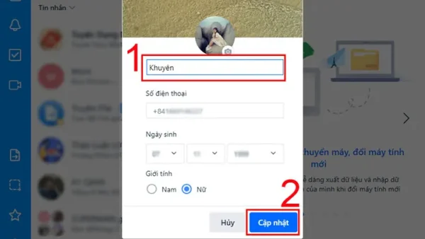 Hướng Dẫn Cách Đặt Và Đổi Tên Tài Khoản Zalo Đơn Giản, Nhanh Chóng
