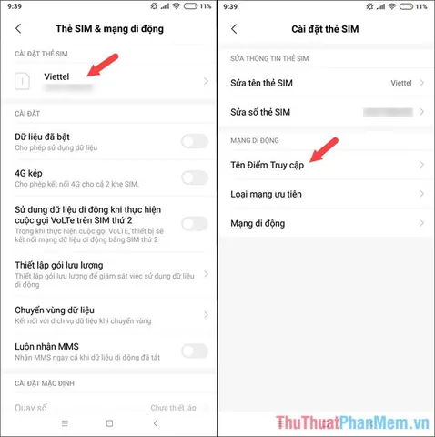 Hướng Dẫn Cài Đặt Tên Điểm Truy Cập (APN) Mạng Viettel Chi Tiết Cho Điện Thoại