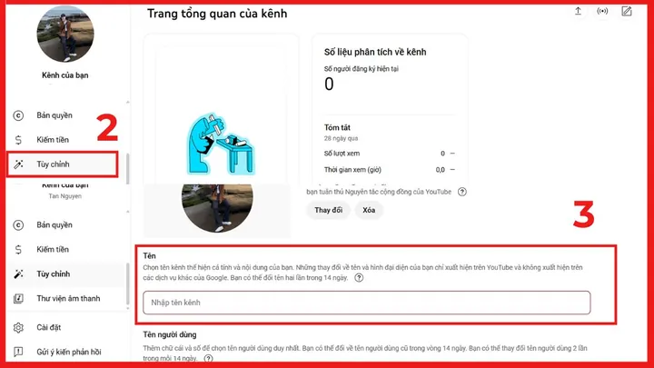 Cách Đổi Tên Kênh Youtube Trực Tiếp Trên Điện Thoại Di Động