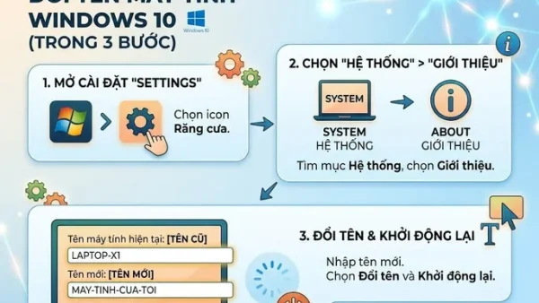 Hướng Dẫn Cách Đặt Và Đổi Tên Máy Tính Windows Đơn Giản, Nhanh Chóng