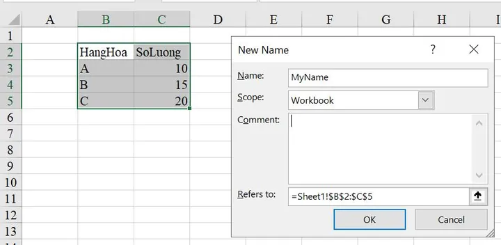 Cách Đặt Tên Cho Vùng Dữ Liệu Trong Excel Nhanh Chóng Và Chuẩn Xác