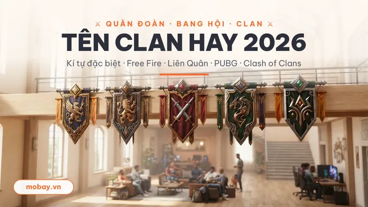 Danh Sách Tên Clan Kết Hợp Kí Tự Đặc Biệt Cho Free Fire, Liên Quân, PUBG Danh Sách Tên Clan Kết Hợp Kí Tự Đặc Biệt Cho Free Fire, Liên Quân, PUBG