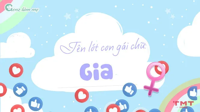 Vì Sao Tên Con Gái Lót Chữ Gia Lại Được Nhiều Bố Mẹ Bỉm Sữa Yêu Thích Hiện Nay?