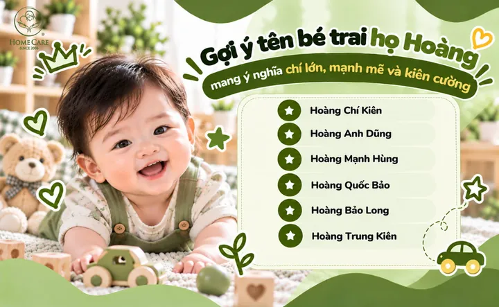 Gợi Ý Cách Đặt Tên Con Trai Họ Hoàng Hay, Ý Nghĩa Và Hợp Phong Thủy