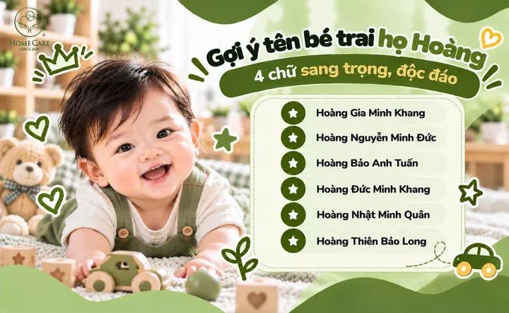 Gợi Ý Cách Đặt Tên Con Trai Họ Hoàng Hay, Ý Nghĩa Và Hợp Phong Thủy