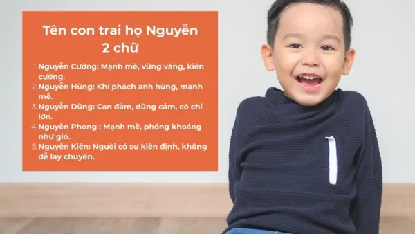 Gợi Ý 300+ Tên Con Trai Họ Nguyễn Hữu Hay, Ý Nghĩa Và Hợp Phong Thủy