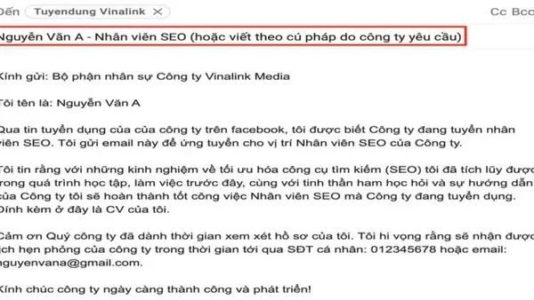 Cách Đặt Tên File CV Chuẩn Giúp Gây Ấn Tượng Với Nhà Tuyển Dụng