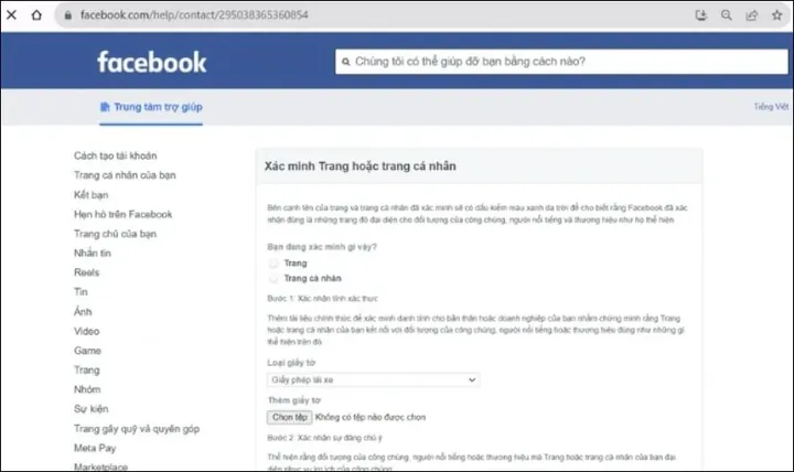 Hướng Dẫn Cách Đăng Ký Xét Duyệt Tích Xanh Facebook Chính Chủ Chuẩn Xác Hướng Dẫn Cách Đăng Ký Xét Duyệt Tích Xanh Facebook Chính Chủ Chuẩn Xác
