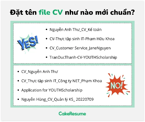Hướng Dẫn Cách Đặt Tên File CV Chuẩn Chỉnh Và Chuyên Nghiệp Giúp Ghi Điểm Với Nhà Tuyển Dụng Hướng Dẫn Cách Đặt Tên File CV Chuẩn Chỉnh Và Chuyên Nghiệp Giúp Ghi Điểm Với Nhà Tuyển Dụng