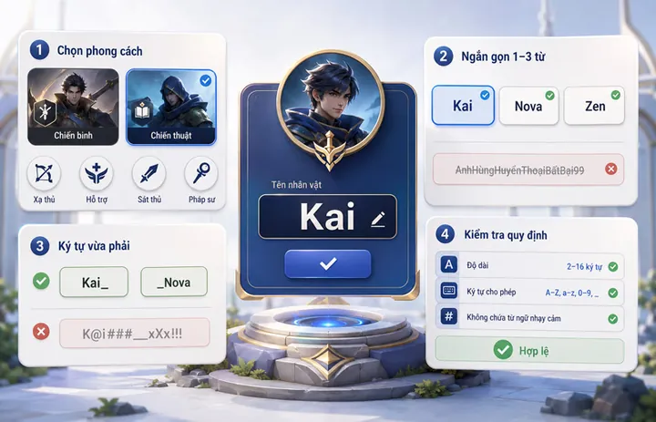 Đặt Tên Ingame Hay, Ngầu, Độc Lạ Nhất Cho Nam Nữ Và Game Thủ