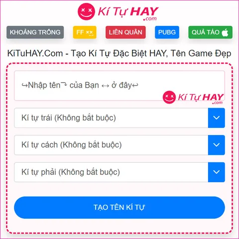 Hệ Thống Hiển Thị Kết Quả Tạo Tên Và Hỗ Trợ Sao Chép Nhanh Hệ Thống Hiển Thị Kết Quả Tạo Tên Và Hỗ Trợ Sao Chép Nhanh