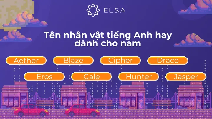 Bảng Tổng Hợp Tên Nhân Vật Game Tiếng Anh Hay Cho Nam