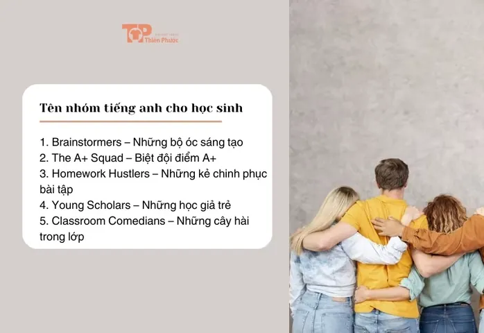 200+ Tên Nhóm Hay Bằng Tiếng Anh Độc Lạ, Ý Nghĩa Và Cực Ngầu Cho Team Của Bạn 200+ Tên Nhóm Hay Bằng Tiếng Anh Độc Lạ, Ý Nghĩa Và Cực Ngầu Cho Team Của Bạn