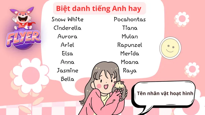 Gợi Ý Danh Sách Tên Ở Nhà Cho Con Gái Bằng Tiếng Anh Hay, Dễ Thương Và Ý Nghĩa Nhất Gợi Ý Danh Sách Tên Ở Nhà Cho Con Gái Bằng Tiếng Anh Hay, Dễ Thương Và Ý Nghĩa Nhất