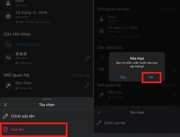 Thao Tác Thực Hiện Các Bước Xóa Biệt Danh Trên Facebook Thao Tác Thực Hiện Các Bước Xóa Biệt Danh Trên Facebook