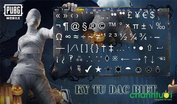 Kho Kí Tự Đặc Biệt Và Cách Sử Dụng Để Tạo Tên PUBG Hợp Lệ