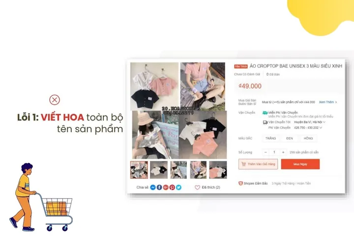 Các Lỗi Thường Gặp Khiến Tên Sản Phẩm Kém Thu Hút Các Lỗi Thường Gặp Khiến Tên Sản Phẩm Kém Thu Hút