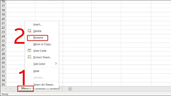 Cách Đặt Tên Và Đổi Tên Sheet Trong Excel Nhanh Chóng, Đơn Giản Nhất