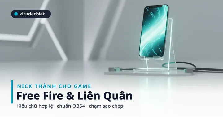 Những Kiểu Kí Tự Đặc Biệt Phổ Biến Cho Tên Thành