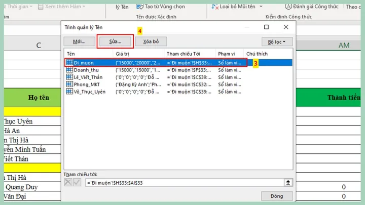 Tại Sao Bạn Nên Đặt Tên Cho Ô Hoặc Vùng Dữ Liệu Trong Excel?