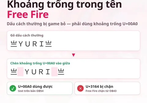 Tổng Hợp Kí Tự Đặc Biệt Đặt Tên Game Free Fire Đẹp, Ngầu Và Hướng Dẫn Cách Tạo Nhanh Nhanh Nhất