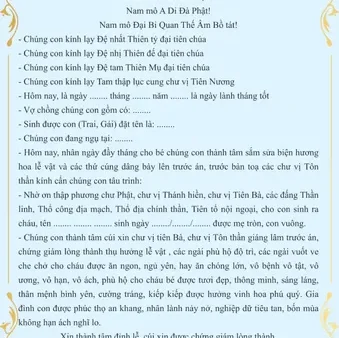 Văn Khấn Cúng Đặt Tên Cho Con: Bài Văn Chuẩn & Nghi Lễ Yết Cáo Gia Tiên