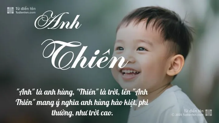 Tên Anh Thiên Có Ý Nghĩa Gì Trong Tiếng Hán Việt?