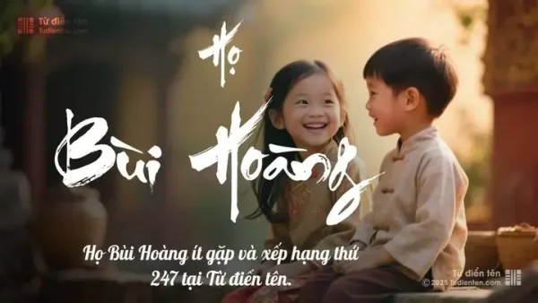 Ý Nghĩa Tên Bùi Hoàng Yến Và Gợi Ý Các Tên Đệm, Cách Đặt Tên Hay Cho Bé Gái