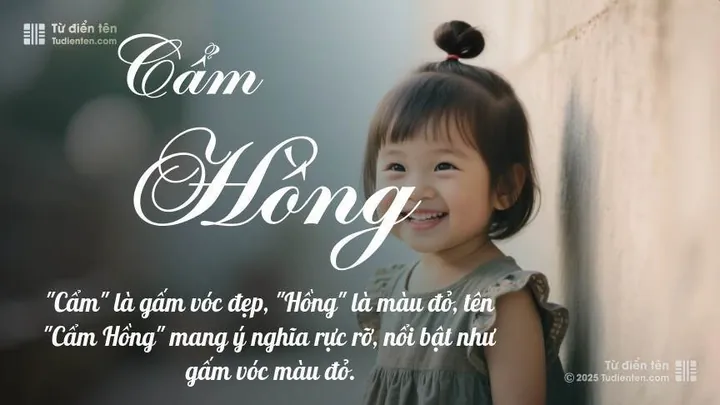 Ý Nghĩa Tên Cẩm Hồng Là Gì? Giải Mã Chi Tiết Vẻ Đẹp, Phong Thủy Và Vận Mệnh Bé Gái