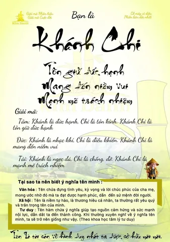 Tên Khánh Chi Có Đặc Điểm Tính Cách Và Vận Mệnh Như Thế Nào? Tên Khánh Chi Có Đặc Điểm Tính Cách Và Vận Mệnh Như Thế Nào?