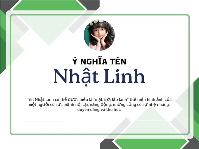 Yếu Tố Phong Thủy Và Ngũ Hành Của Tên Nhật Linh Có Tốt Không?