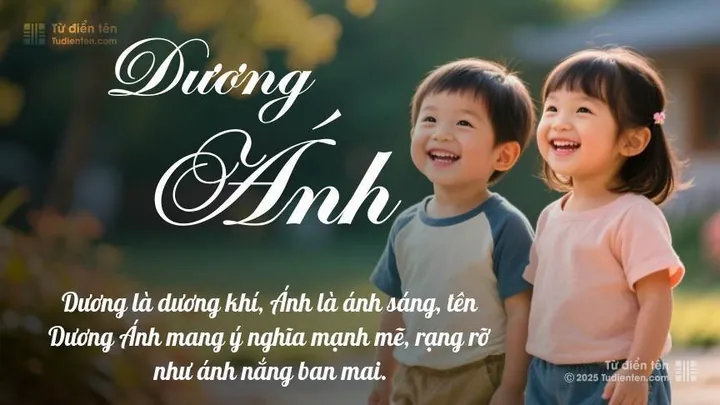 Những Phương Án Kết Hợp Tên Đệm Và Tên Lót Hay Liên Quan Đến Tên Dương Anh
