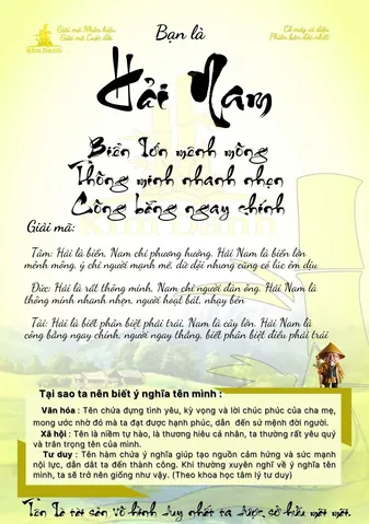 Tên Hải Lam Và Tên Hải Lâm Khác Nhau Như Thế Nào Về Mặt Ý Nghĩa? Tên Hải Lam Và Tên Hải Lâm Khác Nhau Như Thế Nào Về Mặt Ý Nghĩa?