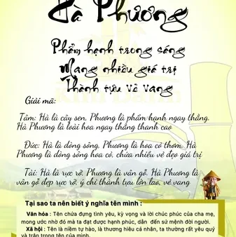 Ý Nghĩa Tên Hà Phương Là Gì? Phân Tích Chi Tiết Theo Phong Thủy Và Thần Số Học