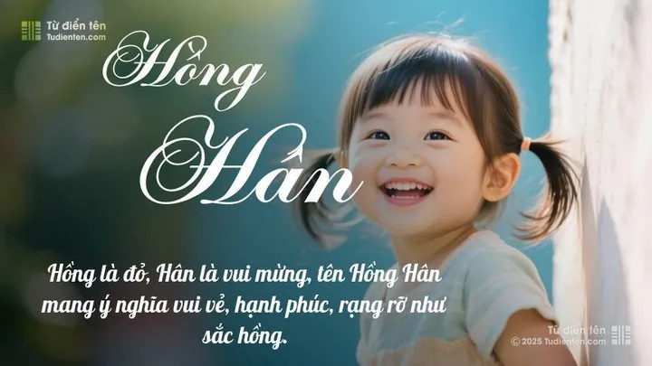 Tên Hồng Hân Có Đặc Điểm Gì Về Phong Thủy Và Thần Số Học?