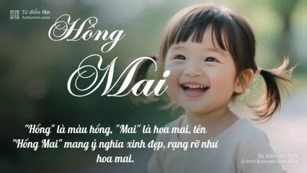 Tên Hồng Mai: Ý Nghĩa, Phân Tích Phong Thủy Và Gợi Ý Đặt Tên Cho Bé Gái